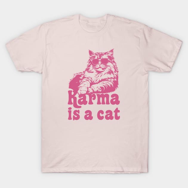 Karma is a Cat T-Shirt by MasutaroOracle